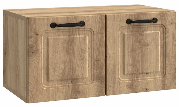 Fali TV szekrény Kézműves Tölgy 59,5 x 31 x 30 cm Szerelt Fa