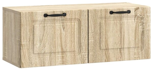 Fali TV szekrény Sonoma Tölgy 78,5 x 31 x 30 cm Szerelt Fa