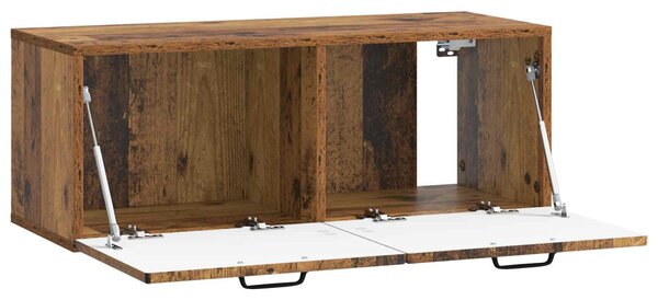 Fali TV szekrény Antik Fa 78,5 x 31 x 30 cm Szerelt Fa