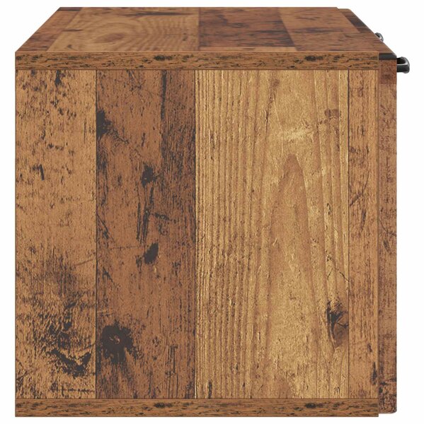 Fali TV szekrény Antik Fa 78,5 x 31 x 30 cm Szerelt Fa