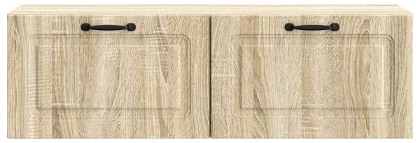 Fali TV szekrény Sonoma Tölgy 98 x 31 x 30 cm Szerelt Fa