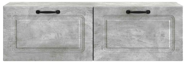 Fali TV szekrény Betonszürke 98 x 31 x 30 cm Szerelt Fa