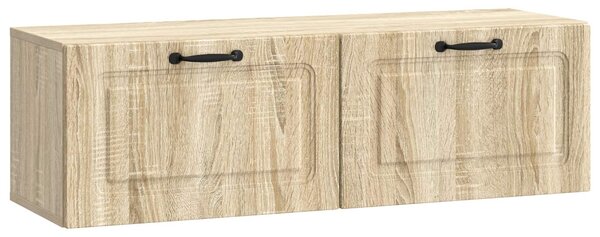 Fali TV szekrény Sonoma Tölgy 98 x 31 x 30 cm Szerelt Fa