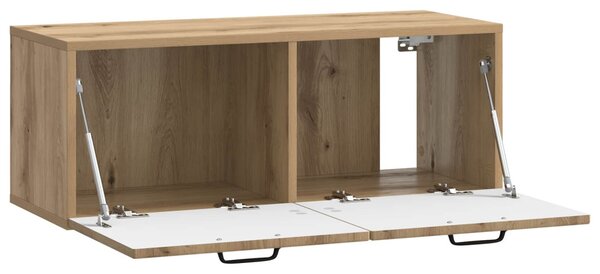 Fali TV szekrény Kézműves Tölgy 78,5 x 31 x 30 cm Szerelt Fa