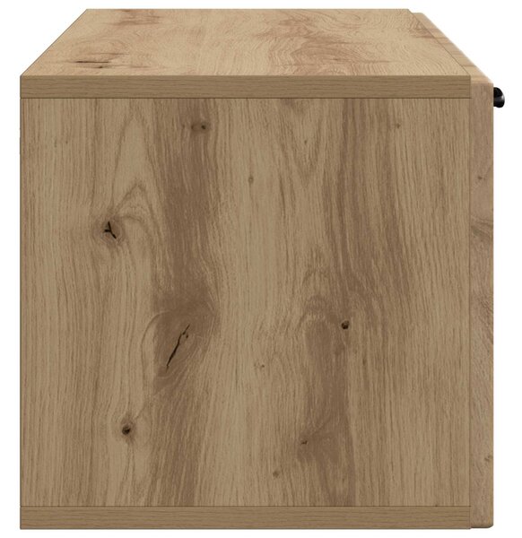 Fali TV szekrény Kézműves Tölgy 98 x 31 x 30 cm Szerelt Fa