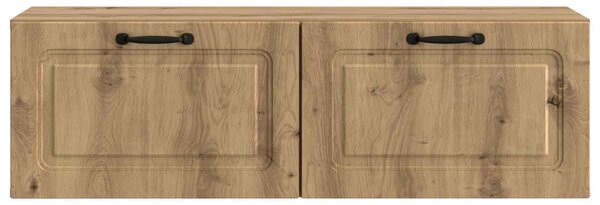 Fali TV szekrény Kézműves Tölgy 98 x 31 x 30 cm Szerelt Fa