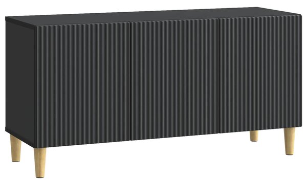 TV szekrény Fekete 99 x 34,5 x 50 cm Szerelt Fa