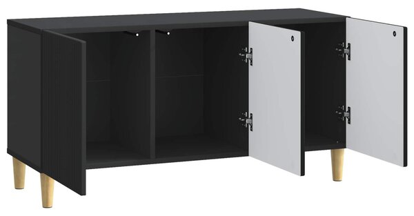 TV szekrény Fekete 99 x 34,5 x 50 cm Szerelt Fa