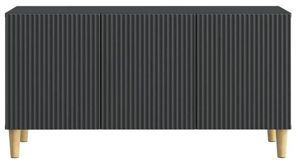 TV szekrény Fekete 99 x 34,5 x 50 cm Szerelt Fa
