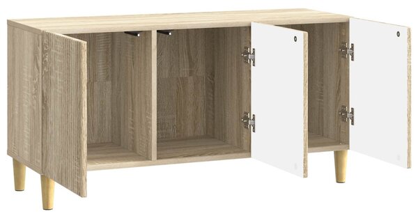 TV szekrény Sonoma Tölgy 99 x 34,5 x 50 cm Szerelt Fa