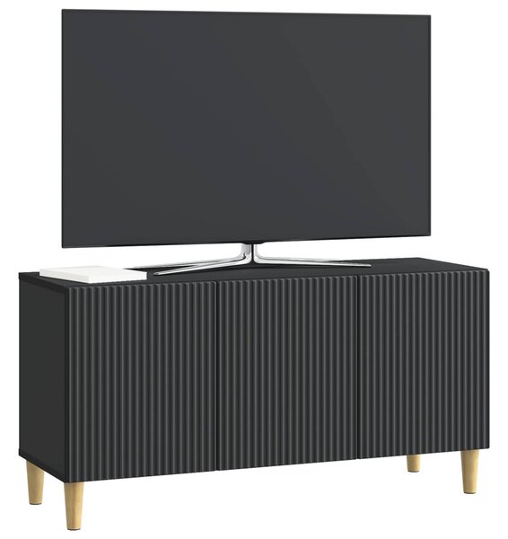 TV szekrény Fekete 99 x 34,5 x 50 cm Szerelt Fa
