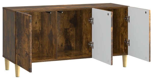 TV szekrény Füstös Tölgy 99 x 34,5 x 50 cm Szerelt Fa