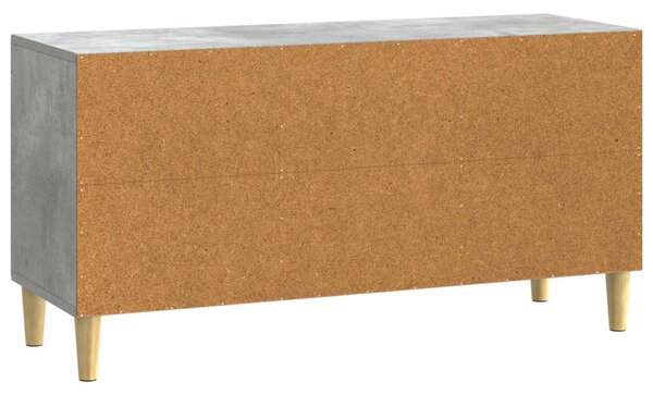 TV szekrény Betonszürke 99 x 34,5 x 50 cm Szerelt Fa