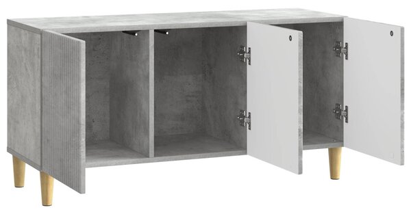 TV szekrény Betonszürke 99 x 34,5 x 50 cm Szerelt Fa