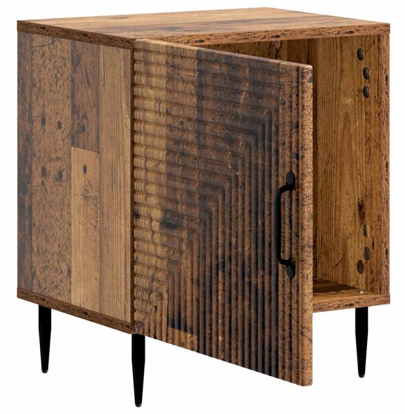 Éjjeliszekrény 2 pcs Antik Fa 43 x 34,5 x 50 cm Szerelt Fa