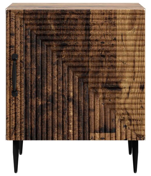 Éjjeliszekrény 2 pcs Antik Fa 43 x 34,5 x 50 cm Szerelt Fa