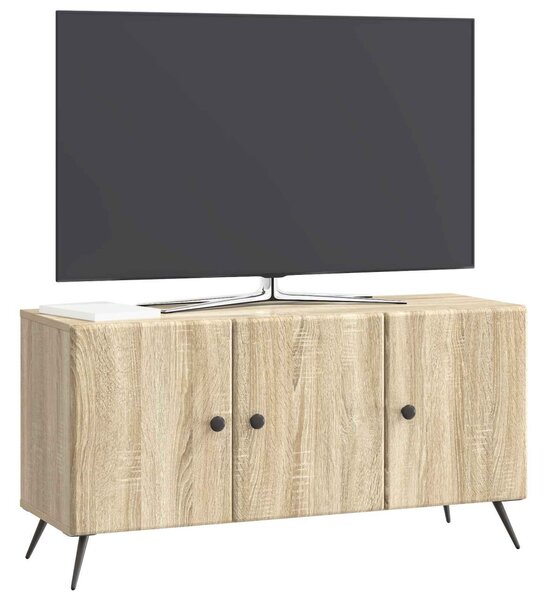 TV szekrény Sonoma Tölgy 99 x 34,5 x 50 cm Szerelt Fa