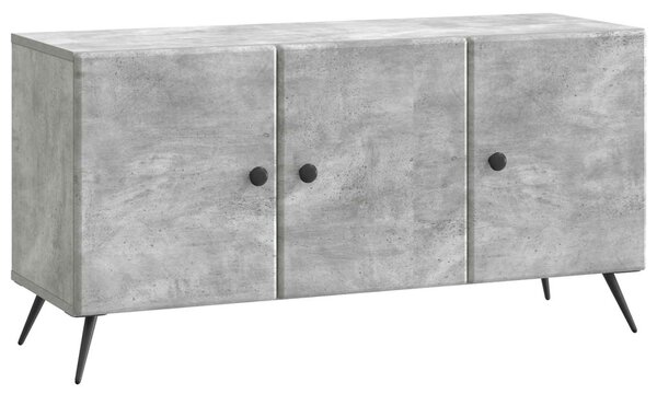 TV szekrény Betonszürke 99 x 34,5 x 50 cm Szerelt Fa