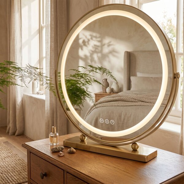 LED Tükör MAKE-UP L.Gold 50 cm