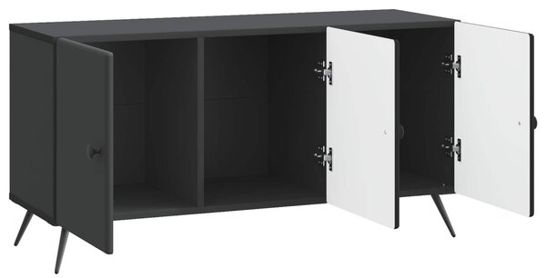 TV szekrény Fekete 99 x 34,5 x 50 cm Szerelt Fa