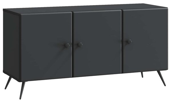 TV szekrény Fekete 99 x 34,5 x 50 cm Szerelt Fa