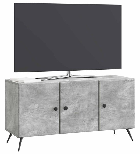 TV szekrény Betonszürke 99 x 34,5 x 50 cm Szerelt Fa