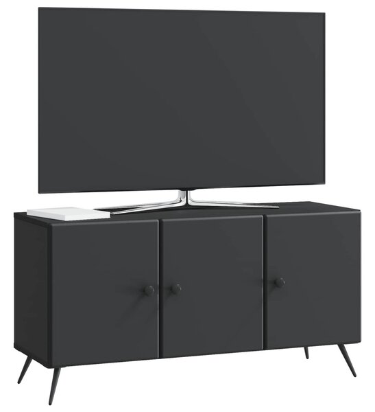 TV szekrény Fekete 99 x 34,5 x 50 cm Szerelt Fa
