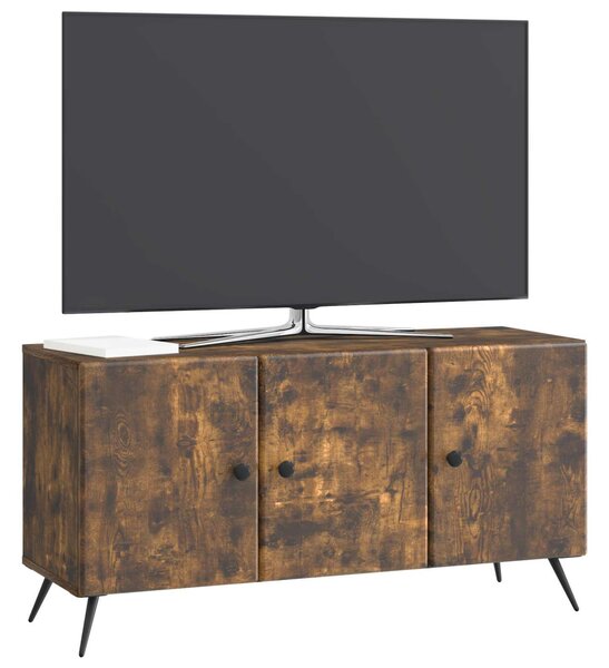 TV szekrény Füstös Tölgy 99 x 34,5 x 50 cm Szerelt Fa