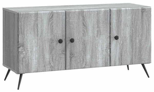 TV szekrény Szürke Sonoma 99 x 34,5 x 50 cm Szerelt Fa