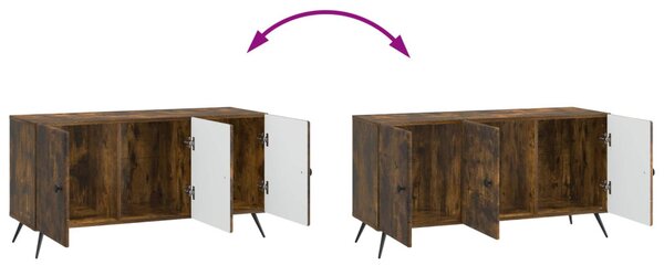 TV szekrény Füstös Tölgy 99 x 34,5 x 50 cm Szerelt Fa