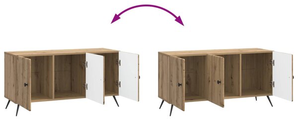 TV szekrény Kézműves Tölgy 99 x 34,5 x 50 cm Szerelt Fa