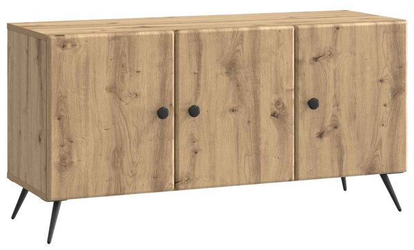 TV szekrény Kézműves Tölgy 99 x 34,5 x 50 cm Szerelt Fa