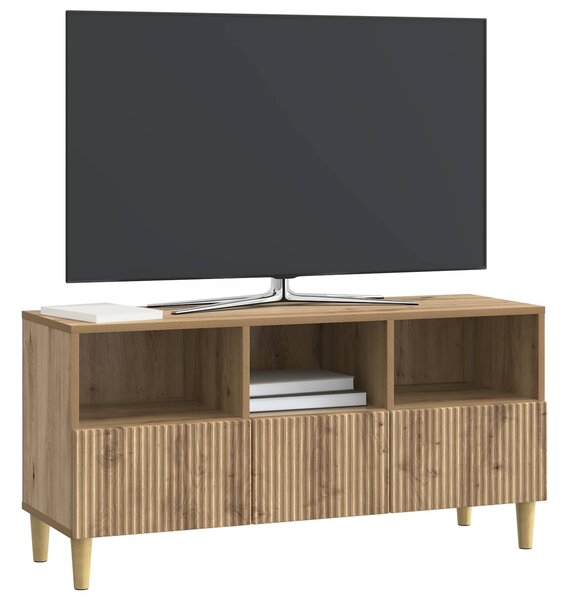 TV szekrény Kézműves Tölgy 102 x 34,5 x 50 cm Szerelt Fa
