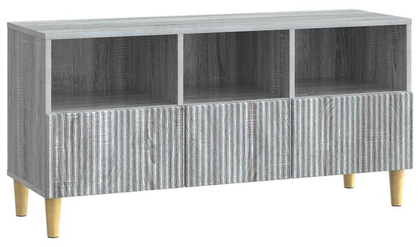 TV szekrény fiókkal Szürke Sonoma 102 x 34,5 x 50 cm Szerelt Fa