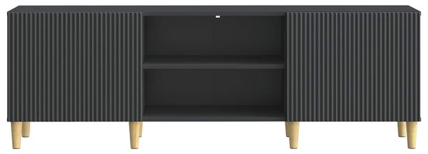 TV szekrény Fekete 150 x 31 x 50 cm Szerelt Fa