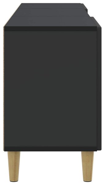 TV szekrény Fekete 150 x 31 x 50 cm Szerelt Fa