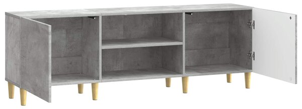 TV szekrény Betonszürke 150 x 31 x 50 cm Szerelt Fa