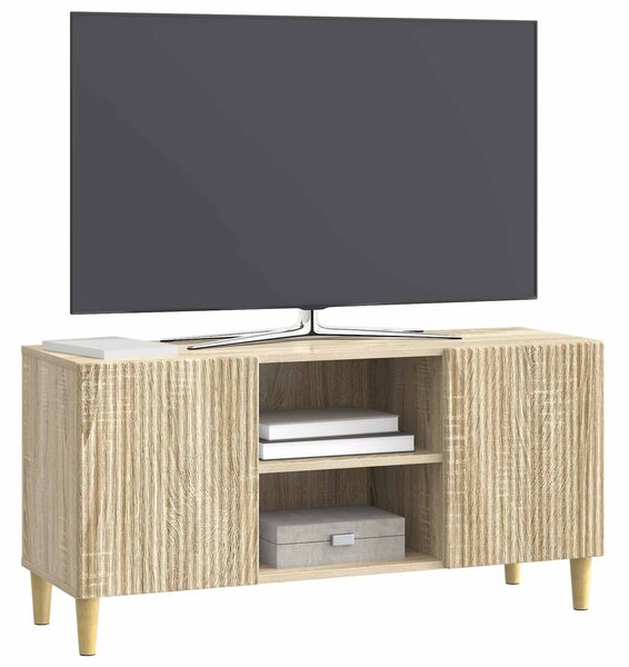 TV szekrény Sonoma Tölgy 102 x 34,5 x 50 cm Szerelt Fa
