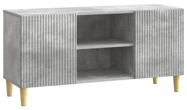 TV szekrény Betonszürke 102 x 34,5 x 50 cm Szerelt Fa