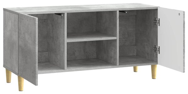 TV szekrény Betonszürke 102 x 34,5 x 50 cm Szerelt Fa