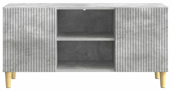 TV szekrény Betonszürke 102 x 34,5 x 50 cm Szerelt Fa