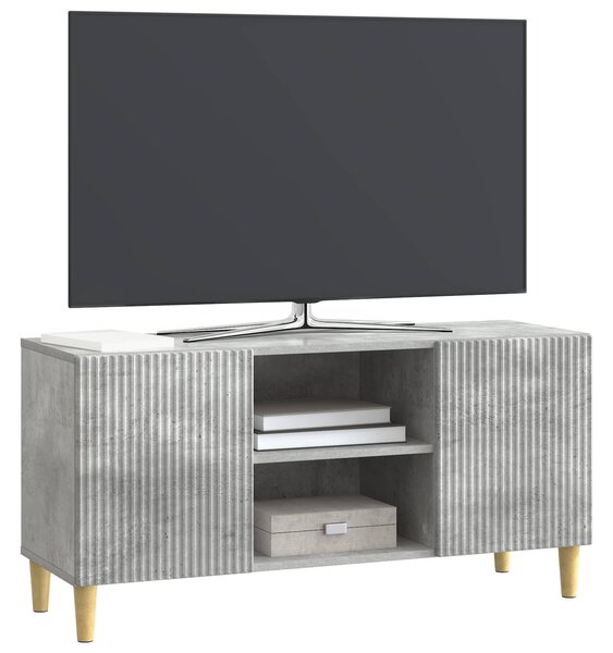 TV szekrény Betonszürke 102 x 34,5 x 50 cm Szerelt Fa