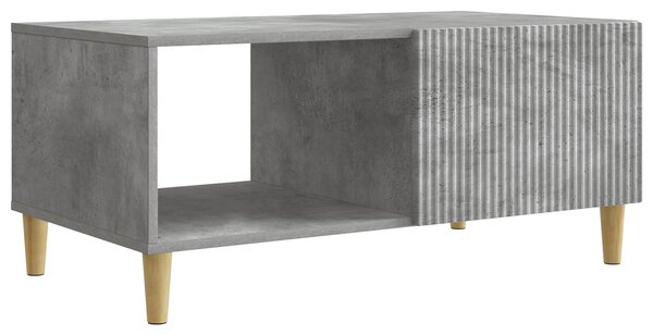 Dohányzóasztal Betonszürke 90 x 50 x 40 cm Szerelt Fa