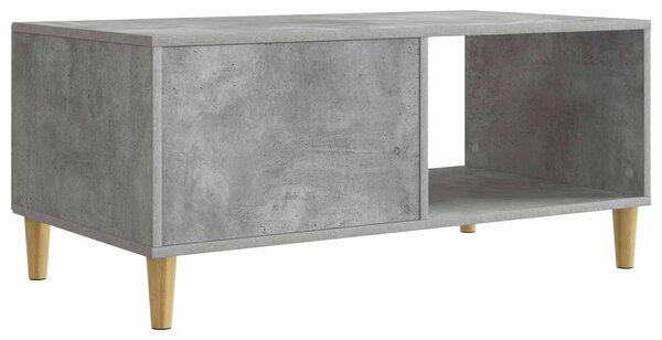 Dohányzóasztal Betonszürke 90 x 50 x 40 cm Szerelt Fa