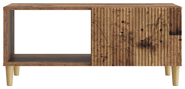 Dohányzóasztal Antik Fa 90 x 50 x 40 cm Szerelt Fa