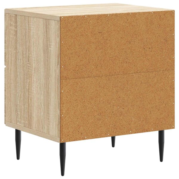 Éjjeliszekrény fiókkal 2 pcs Sonoma Tölgy 43 x 34,5 x 47,5 cm