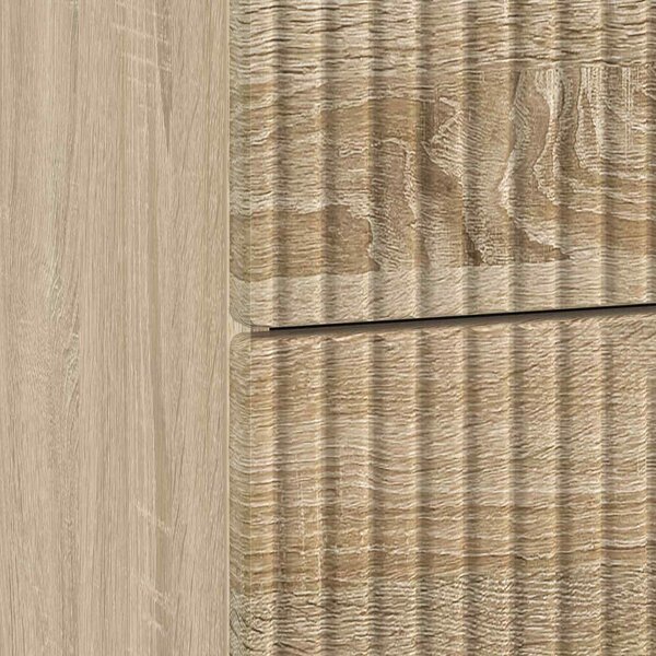 Éjjeliszekrény fiókkal 2 pcs Sonoma Tölgy 43 x 34,5 x 47,5 cm