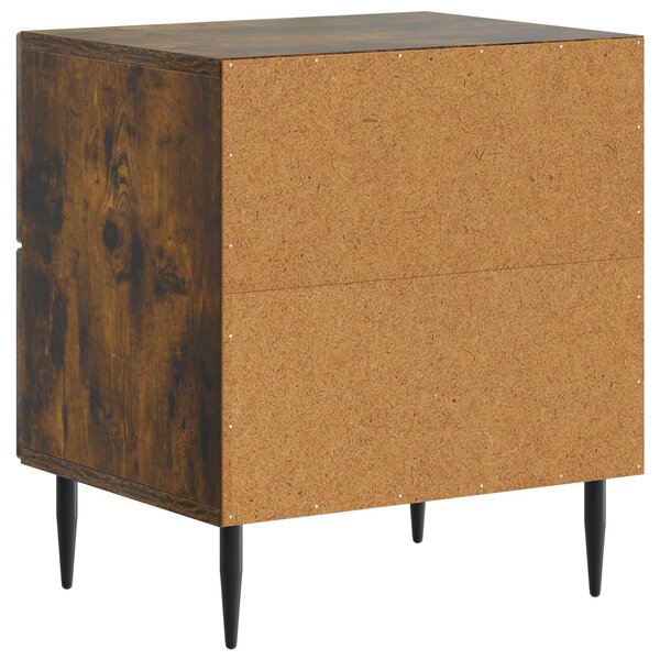 Éjjeliszekrény fiókkal 2 pcs Füstös Tölgy 43 x 34,5 x 47,5 cm