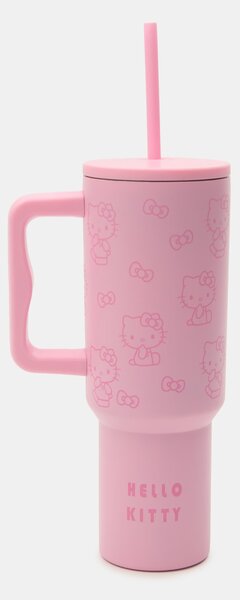 Sinsay - Hőszigetelt bögre fogantyúval és szívószállal Hello Kitty - többszínű