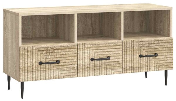 TV szekrény fiókkal Sonoma Tölgy 102 x 34,5 x 50 cm Szerelt Fa